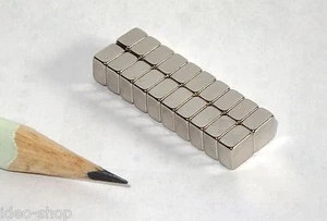 10 imanes de potencia de neodimio imán 5 x 5 x 3 mm - Imagen 1 de 2