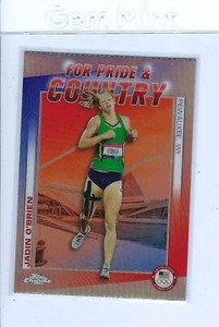 2024 Topps Chrome Olympics Refractor JADIN O'BRIEN #PC-19 E211 - Picture 1 of 2