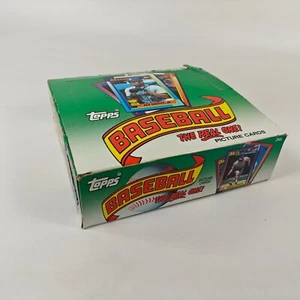 1990 Topps MLB Baseball Trading Card Bubble Gum Empty Box Store Display # - Picture 1 of 7