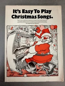 IT'S EASY TO PLAY CHRISTMAS SONGS - CYRIL WATTERS - SPARTITI PIANOFORTE NATALE - Foto 1 di 7