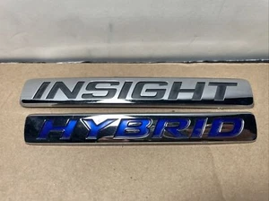 FREE SHIPPING! OEM 2012 2013 2014 Honda Insight Hybrid Rear Emblem Badge Set - Picture 1 of 4
