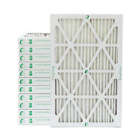 Glasfloss ZL 14x25x2 MERV 10 (FPR 7) Pleated HVAC Air Filters. Case of 12