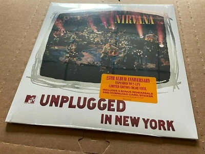 NEW SUPER RARE Nirvana - MTV Unplugged in New York PURPLE / ORANGE Vinyl 2xLP - Image 1 of 2