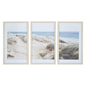 Emporium Sand Dune Wall Arts Set of 3 Desert Prints Framed Artworks Home Decor - Picture 1 of 1