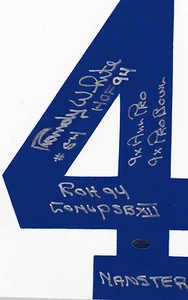 RANDY WEISS SIGNIERT BLAU STAT TRIKOT NUMMER COWBOYS HOF94 RWH - Bild 1 von 1