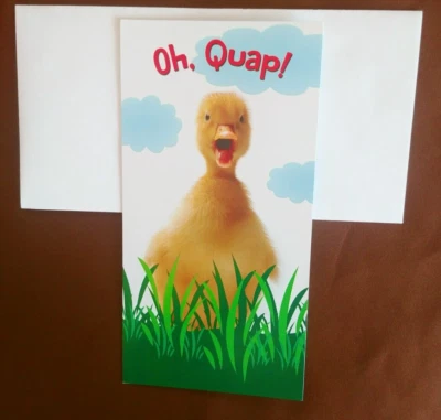 "Duck, Duck, Still Duck", (1) Leanin' Tree Get Well Card, New With (1) Envelope - Image 1 of 4