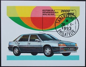 Madagascar: Michel Block No. 206 "Automobiles" from 1993, Stamped - Picture 1 of 1