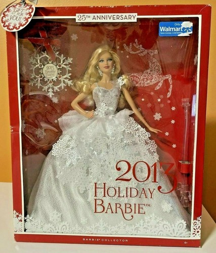 2013 Holiday Barbie Doll 25th Anniversary Mattel X9195 for sale online ...