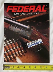 Federal 1993 Rifle Centerfire Rimfire & Shotgun Ammunition Product Catalog Guide - Picture 1 of 4