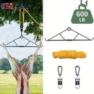 Game Hanging Kit for Deer Carcass/Butcher Accessories Gift Set - Picture 1 of 12