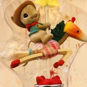 Selten - Vintage Enesco Weihnachtsschmuck - 1. in Serie Süßpferd, 1991, neu mit Etikett - Bild 1 von 13
