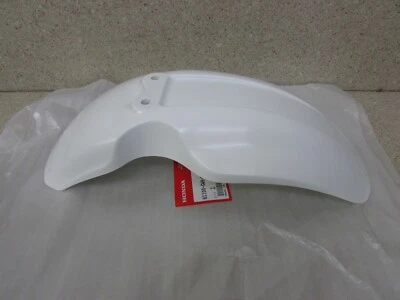 NOS 88-99 HONDA Z50R Z50 Z 50 OEM WHITE FRONT FENDER 61100-GW8-670ZA - Image 1 of 4