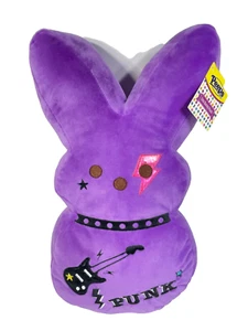 Peeps Emo Punk Rock Bunny Purple 16" Plush Stuffed Animal - Picture 1 of 10