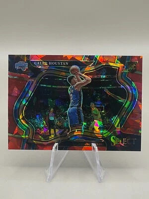 2022-23 Panini Select Courtside #284 - Caleb Houstan RC (Red Cracked Ice) - Image 1 of 4