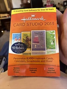 Hallmark Card Studio 2013 User Manual & DVD for Windows XP Vista 7, 8 Buy Here ! - Picture 1 of 6