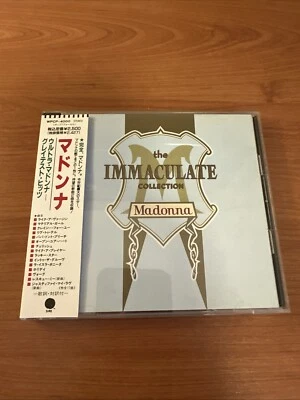 MADONNA The Immaculate Collection Japan CD WPCP 4000 w/OBI 17 tracks 1990 NM - Image 1 of 4