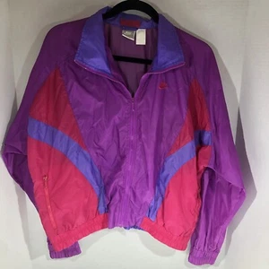 Vintage Nike Windbreaker Jacket Pink/Purple 80s 90s Womens Sz Large - Picture 1 of 12