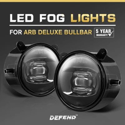 2x ARB Bullbar Led Fog Lights Driving 4×4 Truck Lamp fits ARB Deluxe Bullbar - image 1 of 4