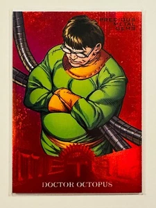 2017 Fleer Ultra Spider-Man Metal Red PMG MM07 MM7 Dr Octopus 54/99😍😍😍😍VHTF - Bild 1 von 2