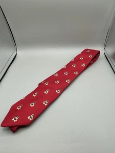 Vintage EUC Marshall Field’s Silk Tiny Teddy Bear Print Tie Men’s Necktie USA - Picture 1 of 3