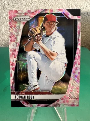 2025 Prizm Tekoah Roby Cherry Blossom Prizm #/20 SSP 📈Cardinals🔥 - Image 1 of 3