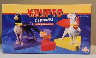 Krypto & Friends Maquette Statue Set (2005, DC Direct) Animated Series Ltd 500 - Image 1 of 4