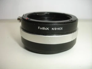 Lens Adapter N/G-NEX for Nikon F mount to Sony E NEX (e mount) camera, Fotodiox - Picture 1 of 6