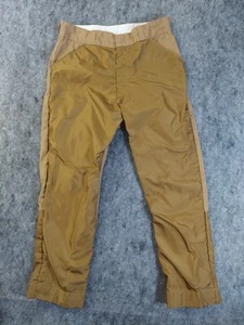 Vtg Game Winner Brush Guard Pants Mens 36x30 Brown Hunting Outdoor Nylon - Picture 1 of 11