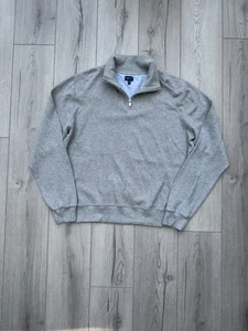 Gant grey men’s 1/4 zip pullover jumper size 2XL - Picture 1 of 6