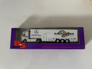 Modelli B&S 1:87 - Mercedes furgone da corsa AMG Salzgitter DTM Motorsport Team - Foto 1 di 6