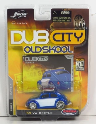 Jada Wave 1 Dub City Old Skool 1959 VW Beetle 59 Volkswagen Bug Diecast 1:64 Foto 1 de 4