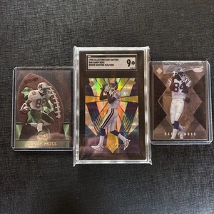 💥Randy Moss Rookie Card Lot SGC 9 Serial #d 2500 & /3000💥 - Bild 1 von 7