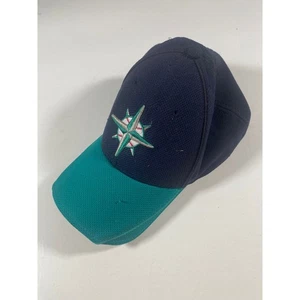Seattle Mariners MLB Baseball Cap Hat Green Navy Adult Fitted - Picture 1 of 5