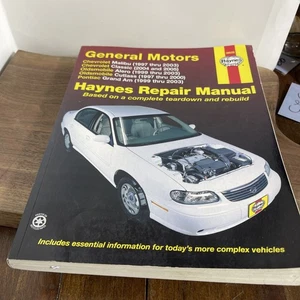 Haynes 38026 Repair Manual Chevrolet Malibu 97 -03 Pontiac Grand Am 99 -03 - Bild 1 von 5