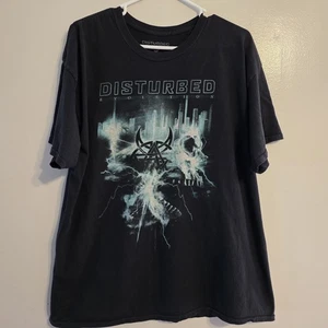 Disturbed Evolution World Tour 2019 T-Shirt Men’s XL Black Band Tee Metal - Picture 1 of 5