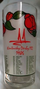 112th Kentucky Derby 12 Oz Mint Julep Glas 1986 Churchill Downs Vintage - Bild 1 von 6