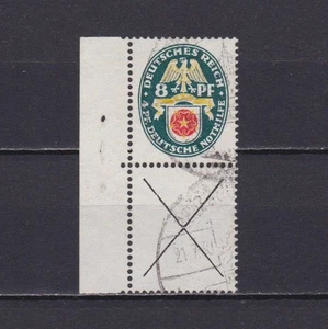 GERMANY 1929, Mi# S72, CV €80, Gutter from booklet, Used - Picture 1 of 2