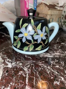 BEVERLEY TABLEWARE Hand Painted FLORAL COZY COVER TEA POT STAFFORDSHIRE ENGLAND - Picture 1 of 14
