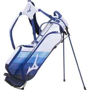 MIZUNO Golf Caddy Bag Tour Slim Stand Men's White/Blue 5LGC2516 - Picture 1 of 6
