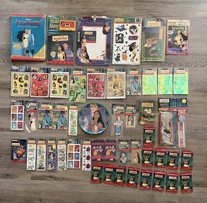Lote de 50 pegatinas, tarjetas, plato, mordida y + recuerdos de Pocahontas de Disney - Imagen 1 de 10
