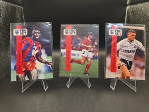 1990-91 Pro Set Soccer Roy Keane RC #175 Paul Gascoigne #232, Ian Wright #61 - Picture 1 of 8