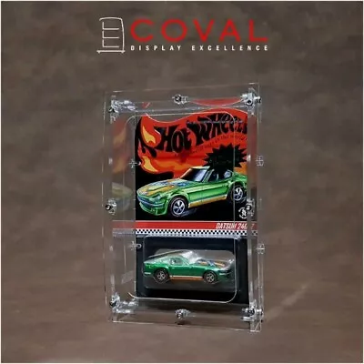 COVAL WRC-101 Acrylic Display Case for Single Mainline Carded Hot Wheels - Image 1 of 4