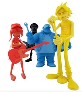LONG-SOLD OUT KIDROBOT’S GORILLAZ EXCLUSIVE 2-TONE EDITION FULL SET IN BOX. - Picture 1 of 9