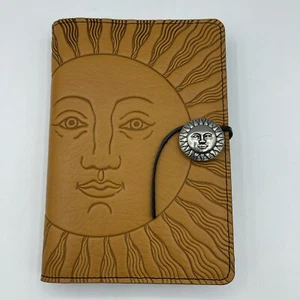 Oberon Design Tan Leather Journal Sun - Picture 1 of 7