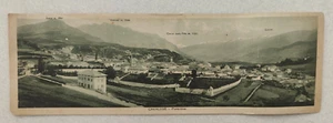 CARTOLINA DOPPIA CAVALESE TRENTO PANORAMA INIZI '900 NON VIAGGIATA - Imagen 1 de 6