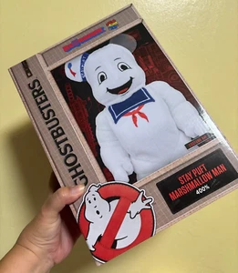Medicom Toy Be@rbrick 400% Stay Puft Marshmallow Man Costume Ghostbusters - Picture 1 of 3