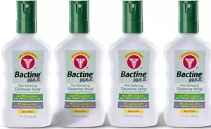 Bactine Max Pain Relieving Cleansing Spray 5 Ounces Pack of 4 - Picture 1 of 6