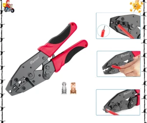 Ratchet Spark Plug Wire Crimper for Spark Plug Ignition Wire and Terminals Di... - Bild 1 von 7