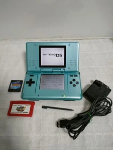 Nintendo DS Turquoise Console Japanese Edition Two softwares added as extra. - Picture 1 of 6