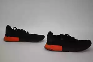 adidas NMD R1 Core Black Solar Red Mens Sz 12.5 Running Athletic Training Shoes - Picture 1 of 7